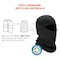 Ergodyne Recycled Balaclava, Black 6821-ECO - alternate 2